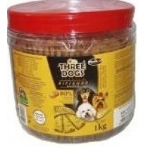 Three Dogs Bifinho Frango - 1 kg